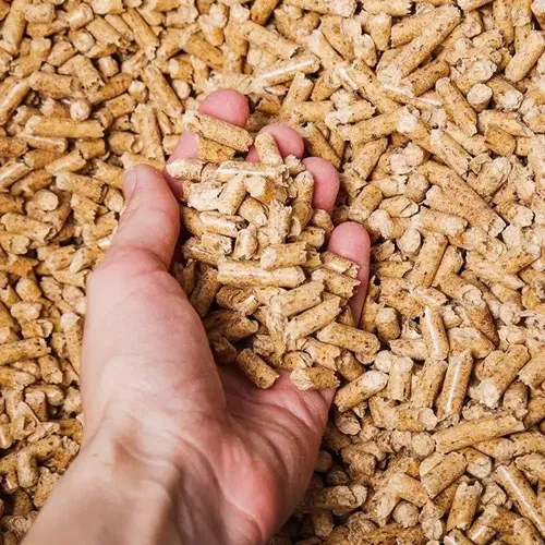 Wood pellet calorific value